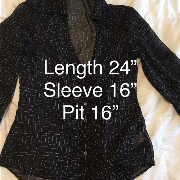 Banana Republic Sheer Button Down - Picture 10 of 10